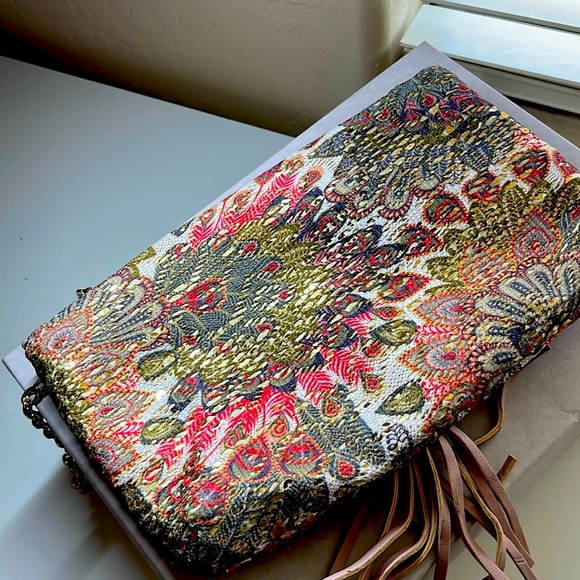 Pretty Ships Never Used Tapestry Inspired Handbag/Clutch. - Picture 7 of 9